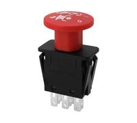 Lawn Mower Stop Button - Interruptor de forma estable de precisión, accesorio de parada, resistente a la intemperie | Reemplazo Component For Mowing Efficiency Adults Pro