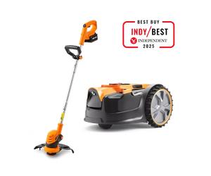 LawnMaster DM16-300 - MX 24V Conjunto de cortacésped robótico y cortabordes inalámbrico