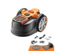 Lawnmaster OcuMow®16 Robot cortacésped inalámbrico para cortacésped hasta 300 ㎡, evitación Inteligente de obstáculos, navegación óptica, estación de Carga automática, Zona prohibida AMB16P2