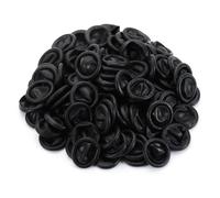 Lawnoval 100 cunas antideslizantes para proteger la piel, fundas de látex para los dedos, guantes protectores de 6,5 cm para reparación electrónica, uñas para arte, tatuajes