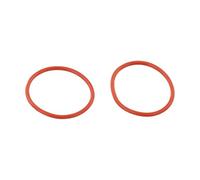 Lawnoval 2 piezas para bicicleta para horquilla delantera de bicicleta, junta tórica de anillo de 32 mm de diámetro interior, color rojo para modelos compatibles con Fox, Rockshox y Manitou