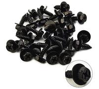 Lawnoval 30 tornillos de retención de pernos para guardabarros para Toyota 90159-60498, soporte de fijación de metal para automóvil compatible con modelos Toyota