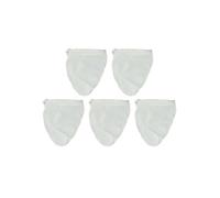 Lawnoval 5 bolsas de filtro de malla fina reutilizables de nailon, yogur, leche de nueces, café frío, fabricación de queso, color blanco