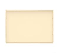 Lawnoval Alfombrilla de silicona para encimera, 40 x 50 cm, antideslizante, resistente al calor, para cocina, cafetera y máquina de café espresso (beige)