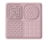 Lawnoval Alfombrilla para lamer mascotas para gatos y perros, alfombrilla de silicona para alimentación lenta con base de succión antideslizante, fácil de limpiar, para yogur de mantequilla de maní o