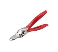 Lawnoval Alicates abridores Durian de acero inoxidable con mango de polipropileno antideslizante extendido, diseño de palanca para un fácil descascarillado y pelado, mango rojo, 19,8 x 7,8 cm