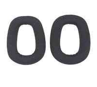 Lawnoval Almohadillas de repuesto para auriculares Logitech y Vibe100 de piel con proteína de espuma viscoelástica, color negro