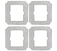 Lawnoval Almohadillas de repuesto para fregona ECOVACS WINBOT MINI, limpieza completa para suelos, ventanas y esquinas, microfibra lavable de larga duración (paquete de 4)