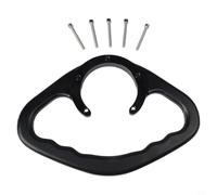 Lawnoval Barra de agarre del pasajero de la motocicleta, manija del tanque de aluminio CNC para YZF-R1 R6 R3 para MT-07 para MT-09, Apoyabrazos del tanque de combustible (negro)