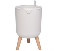 Lawnoval Blanco para la maceta de PP+ABS con la cesta interior elevable, plantas interiores de la sala de estar del trazador de líneas plásticas