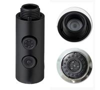 Lawnoval Boquilla de mejora del hogar, boquilla extraíble, repuesto de repuesto para grifo de galvanoplastia cepillada, nuevos soportes de ducha para fregadero de pared, extensor de grifo