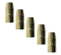 Lawnoval Boquilla de soldadura tipo deslizamiento de cobre de 1/2 pulgada, compatible con Hobart 770404 H10 Series y Miller M-10 MIG, para manipulador Ironman Auto 130, paquete de 5