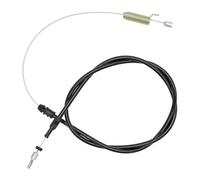 Lawnoval Cable de accionamiento del soplador 946-04642A compatible con sopladores de nieve, longitud total de 127 cm, cable de embrague en espiral negro para modelos 247887791, 247881700, 31A-32AD700