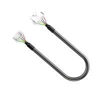 Lawnoval Cable de extensión blindado XH2.54 para culómetros TR16/TR16H, opciones de longitud de 0,5 a 10 m, cable resistente a altas temperaturas para instalaciones eléctricas fiables