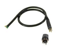 Lawnoval Cable eléctrico para motor de bicicleta, conector macho/hembra de 9 pines, 400 mm/1200 mm para Bafang AKM MXUS Xiongda Yongyi 250W-1000W