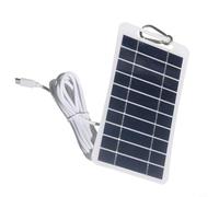 Lawnoval carga de la cámara del panel solar del polisilicio de 2W 5V, 163x94m m para el blanco portátil del tablero de poder