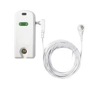 Lawnoval Comprobador de continuidad de conexión a tierra con cable de 15 pies para tapete de tierra y luna, zapatos, sábanas, manta, funda de almohada, almohadilla, uso de bienestar, color blanco