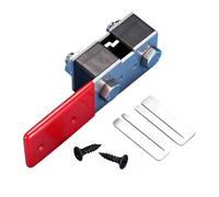 Lawnoval Cortador de correa de acero de aleación de aluminio y plástico duro con divisor de ancho múltiple 2/4/6/8 mm para uso en construcción, compacto 95 x 20 mm, portátil, resistente al óxido