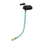 Lawnoval DN150 IBC - Tapa de depósito con conector de manguera para recogida de agua de lluvia, diseño de ventilación impermeable, tapa de cubo de plástico para almacenamiento de agua, color negro