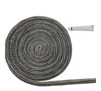 Lawnoval Estufa de leña para junta de puerta, junta de cuerda de 6 a 25 mm, 300 cm para horno de chimenea, fibra de vidrio de alta temperatura a 1022 °C para F con kit que incluye pegamento y