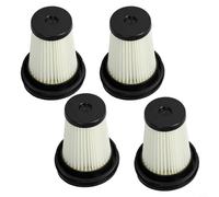 Lawnoval Filtros de repuesto para aspiradora inalámbrica Domo DO215SV DO217SV, paquete de 4, diseño plisado, filtración de polvo mejorada, adecuado para alérgicos, mantiene una fuerte succión