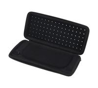 Lawnoval for Water - Caja de almacenamiento de accesorios de EVA con mosquetón y partición interna para camisetas, marcadores, herramientas, color negro, 26 x 11,5 x 3,2 cm