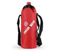 Lawnoval Funda aislante para taza y portabotellas de agua, botellas térmicas con diseño cruzado, mantiene las bebidas calientes o frías, 10 x 10 x 30 cm, para rojo, pequeño para rojo