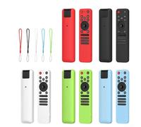 Lawnoval Funda de silicona para mando a distancia para LG MR25GA 2025 C5 B5 M5 Series a prueba de golpes cubierta antideslizante con cordón, piel protectora ligera (blanco)