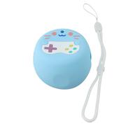 Lawnoval Funda protectora de silicona compatible con consola virtual Punirunes para mascotas, agarre suave al tacto, funda resistente a los arañazos con cordón, color morado