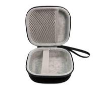 Lawnoval Funda protectora rígida para altavoz Bose SoundLink Micro 2, bolsa de almacenamiento portátil con mosquetón, color negro