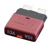 Lawnoval Fusible de hoja de disyuntor reajustable de 12 V 24 V 5-30 A para automoción ATC térmico para protección para RV barco para caja de fusibles estándar marina