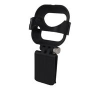 Lawnoval Go Brim Clip Hat Mount Lightweight ABS Fixed Bracket Accessories with Adjustable Angles Outdoor Filming, Black
