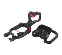 Lawnoval Interruptor de control ergonómico con agarre suave y protector de mano transparente para cortasetos HS81/HS81R/HS81T, conjunto de mango trasero de plástico duradero