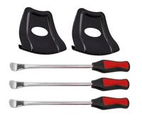 Lawnoval Juego de 5 herramientas profesionales de palanca de neumáticos de motocicleta para reparación y cambio de neumáticos de bicicleta