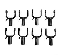 Lawnoval Juego de 8 estacas de metal para soporte de ramas de árbol, soporte para muletas con diseño en forma de Y para árboles de viñedo, huerto