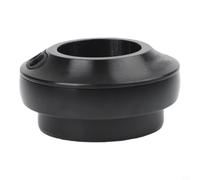 Lawnoval Juego de cuencos externos de aluminio CNC para bicicleta de carretera 44/41.8/46.9mm con abrazadera de cubierta superior y rodamientos sellados para manillar integrado, negro (44)