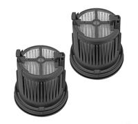 Lawnoval Juego de filtros HEPA MOVA X4 Pro, piezas de repuesto para aspiradora húmeda y seca, sistema de filtración de alta eficiencia con marco ABS y paño de filtro (paquete de 2)