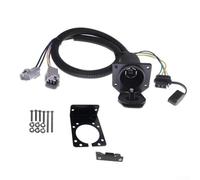 Lawnoval Kit de arnés de cableado de remolque de 4+7 pines, construcción de plástico y cobre resistente a la intemperie compatible con Toyota para Tundra 2007-2013, incluye hardware