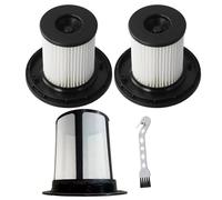 Lawnoval Kit de filtro HEPA y cubierta de pantalla con cepillo de limpieza compatible con aspiradora Bosch Unlimited 6 BCS/BBS/BKS, paquete de 3/4