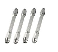 Lawnoval Kit de herramientas de tornillo de banco para tallado en el hogar, reparación de relojes y relojes, pinza de 0 a 3,1 mm, paquete de 4, color plateado