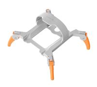 Lawnoval Landing Gear - Patas de extensión con soporte de hélice para Mini 3 para Pro/Mavic 3, soporte protector plegable, plástico y silicona, gris/naranja