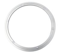 Lawnoval Lazy Susan Base para mesa de comedor de cocina, tocadiscos giratorios con desplazamiento de altura, rodamiento giratorio de aleación de aluminio de 8 a 10 mm de grosor, compatible con