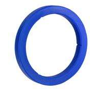 Lawnoval Mampara de ducha y sello para máquina de café espresso para kit de repuesto, para kit de repuesto de acero inoxidable con junta azul/plateada, 2.25 x 2.25 pulgadas y 2.8 pulgadas para