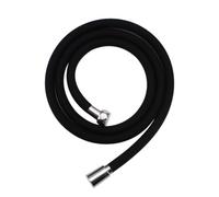 Lawnoval Manguera de ducha de silicona de 5 pies, cabezal de ducha flexible y pulverizador de mano, compatible con accesorios estándar, blanco/gris/negro