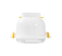 Lawnoval Microrowave para caldera de huevos, 4 huevos, para PP + vaporizador de aluminio con diseño de seguridad, para compacto 7.2 pulgadas de diámetro, recipiente reutilizable para cocinar en