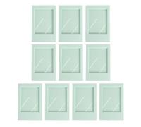 Lawnoval Paquete de 10 marcos de fotos para Fujifilm Instax Snap de 2 x 3 pulgadas, para acrílico, negro, azul, rosa, verde, morado, con película protectora y soporte