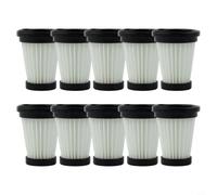 Lawnoval Paquete de filtros HEPA de repuesto para aspiradora inalámbrica compatible con filtros Moosoo K12 K12 Pro K13 compatible con filtros Invictus One 1.0 2.0 13KPA 4/10 (paquete de 10)