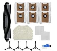 Lawnoval Para Airrobo T20+ Robot Aspirador Cepillo Principal, Cepillos Laterales, Filtros, Paños de fregona, Bolsas de Polvo Set para un mejor rendimiento de limpieza
