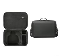 Lawnoval Para DJI Avata 360 y RC2 Funda de transporte impermeable PU EVA con correa de hombro ajustable, organizador de viaje negro (negro)