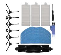 Lawnoval Para EZVIZ Robot Aspirador Accesorios Kit Con Cepillo Principal Cepillos Laterales Filtros Mopa Toallitas Para EZVIZ RE4 RE5 Plus Para 360 Para Botslab S8 Plus